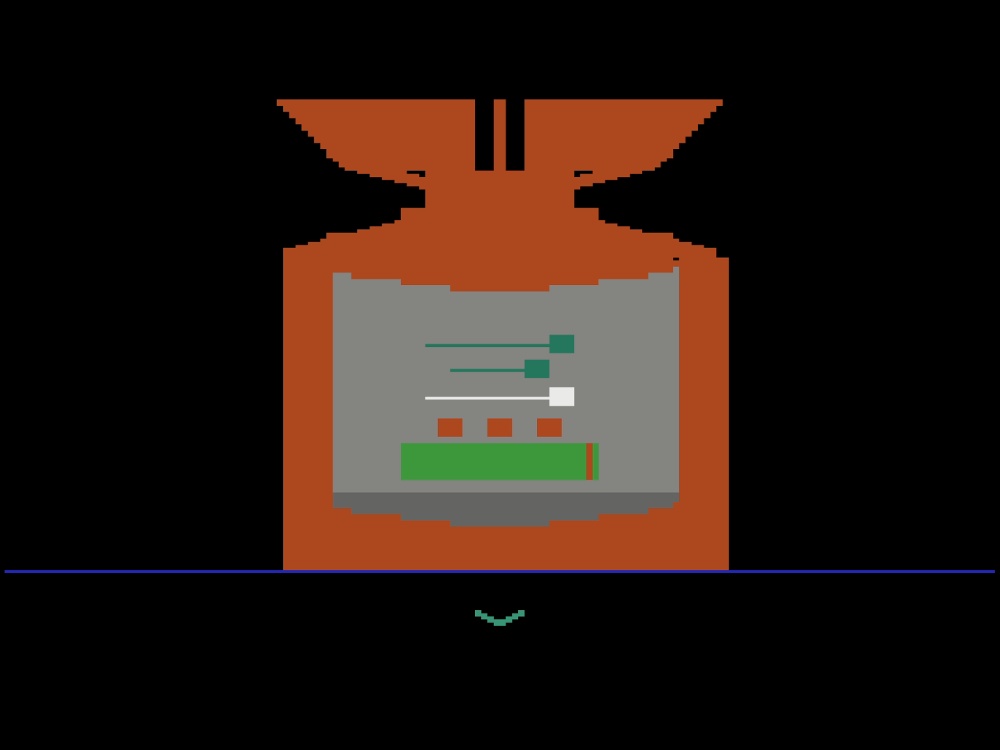 Gameplay of London Blitz for Atari 2600